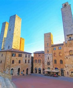 San Gimignano Paint By Numbers