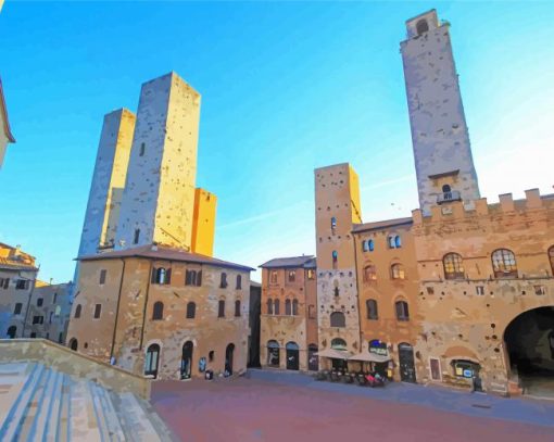 San Gimignano Paint By Numbers