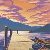 Squam Lake New Hampshire Poster Paint By Numbers