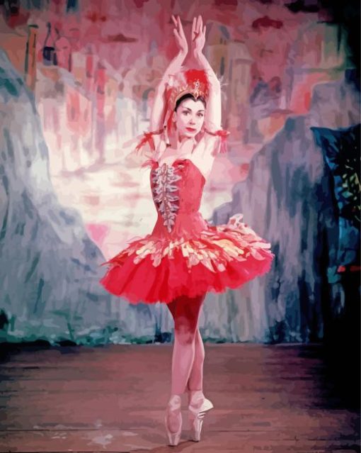 The Dancer Margot Fonteyn Paint By Numbers
