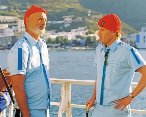 The Life Aquatic Movie Characters Paint By Numbers