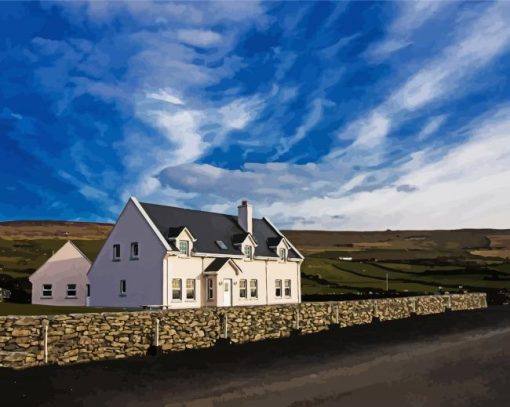 Calm Irish Countryside Paint By Numbers