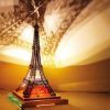 Eiffel Tower Light Decoration Paint By Numbers