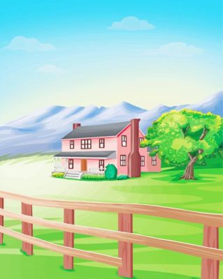 Farm House Paint By Numbers