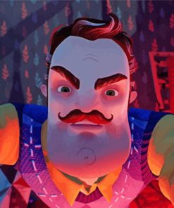 Hello Neighbor Animated Movie Paint By Numbers