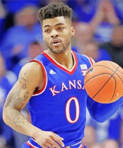 Kansas Jayhawks Player Paint By Numbers
