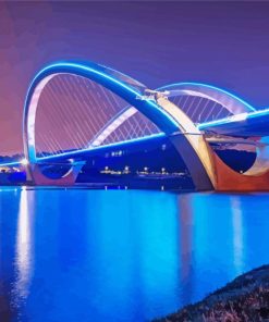 Nanning City Bridge Paint By Numbers