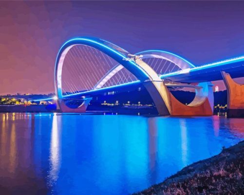 Nanning City Bridge Paint By Numbers