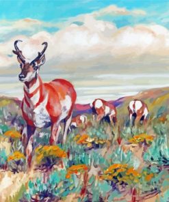Pronghorn Art Paint By Numbers
