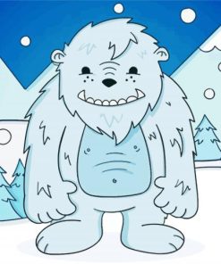 Yeti Art Paint By Numbers