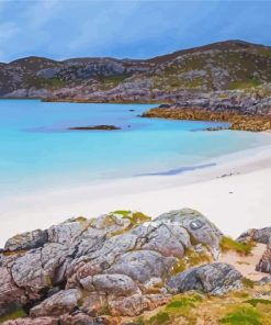 Achmelvich Beach Scotland Landscape Paint By Numbers