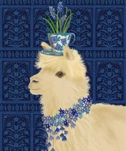 Baby Llama Paint By Numbers