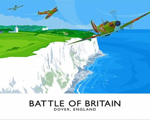 Battle Of Britain Poster Paint By Numbers