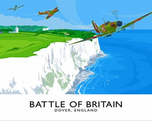 Battle Of Britain Poster Paint By Numbers