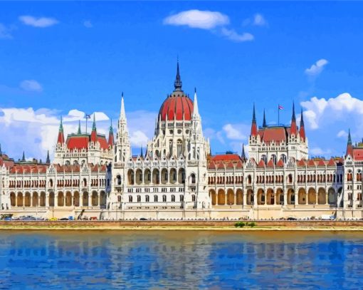 Budapest Parliament Paint By Numbers