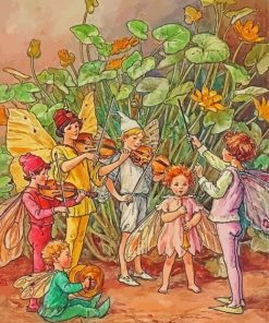 Cicely Mary Barker Fairy Orchestra Paint By Numbers