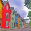 Cobh Town Colorful Houses Paint By Numbers