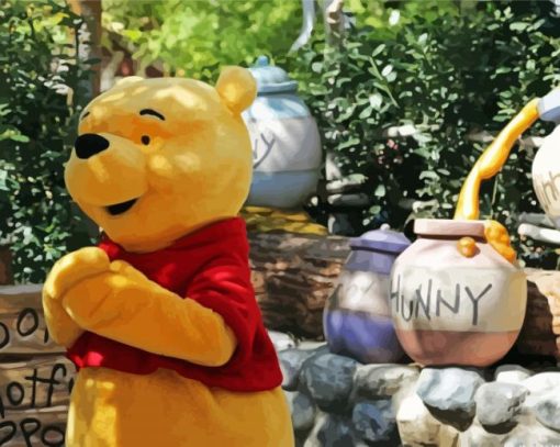 Critter Country Winney The Pooh Paint By Numbers
