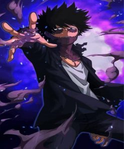 Dabi Anime Character Paint By Numbers