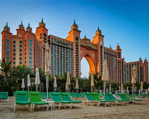 Dubai Atlantis The Palm Paint By Numbers