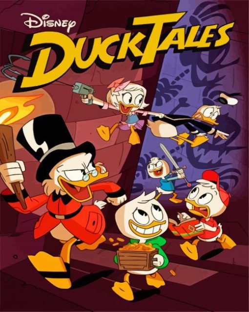 DuckTales Poster Paint By Numbers