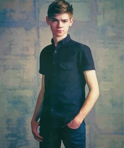 English Actor Thomas Brodie Sangster Paint By Numbers