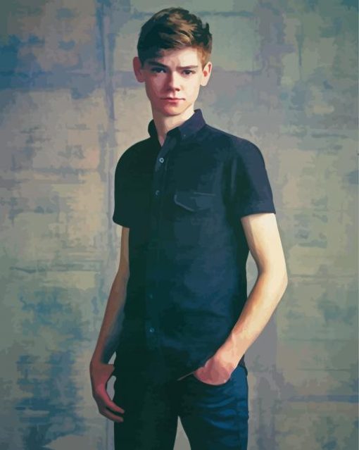 English Actor Thomas Brodie Sangster Paint By Numbers