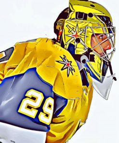 Goaltender Marc Andre Fleury Paint By Numbers