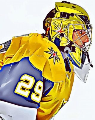 Goaltender Marc Andre Fleury Paint By Numbers