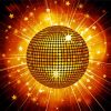 Gold Disco Ball Paint By Numbers