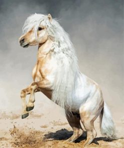 Golden Mare Horse Paint By Numbers