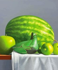 Green Still Life Paint By Numbers