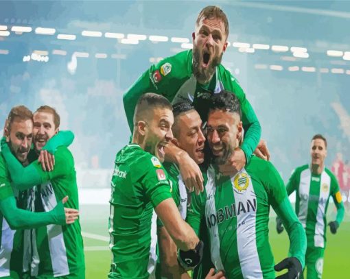 Hammarby Fotboll Team Players Paint By Numbers