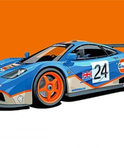 Mclaren Race Car Paint By Numbers