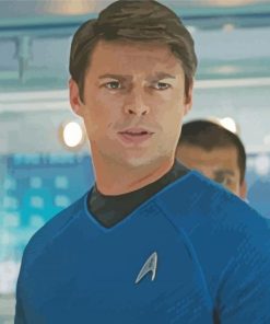 Karl Urban As McCoy In Star Trek Paint By Numbers