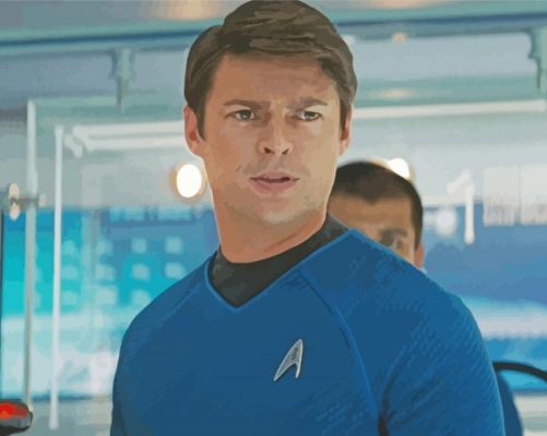 Karl Urban As McCoy In Star Trek Paint By Numbers