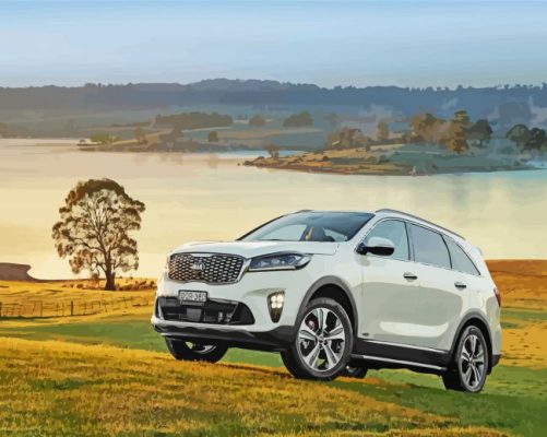 Kia Sorento Car Engine Paint By Numbers