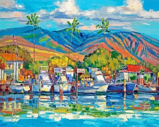Lahaina Afternoon Art Paint By Numbers