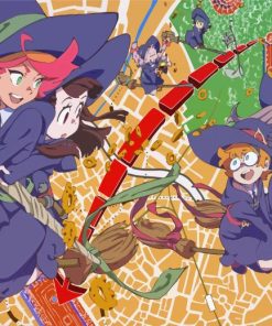 Little Witch Academia Paint By Numbers