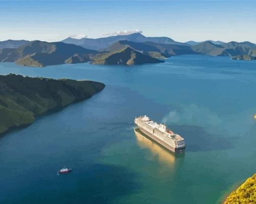 Marlborough Sounds New Zealand Paint By Numbers