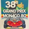 Monaco Grand Prix Poster Paint By Numbers