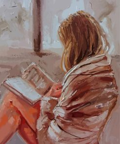Monika Luniak Woman Reading Paint By Numbers