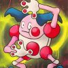 Mr Mime Pokemon Paint By Numbers