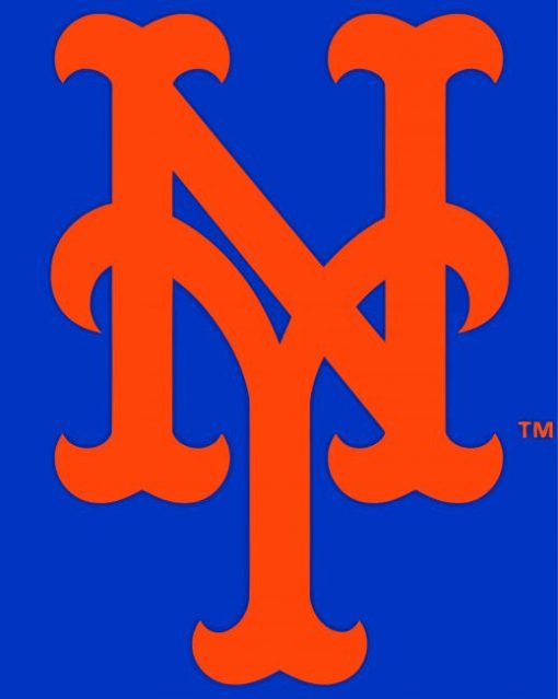 New York Mets Logo Paint By Numbers