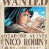 Nico Robin One Piece Wanted Paint By Numbers