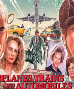 Planes Train And Auto Movie Poster Paint By Numbers