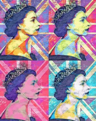 Queen Elizabeth Andy Warhol Paint By Numbers