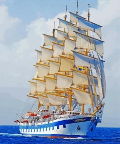 Royal Clipper Ship Paint By Numbers