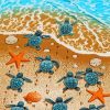 Sea Baby Turtles Paint By Numbers
