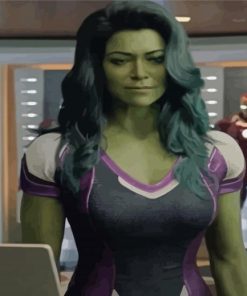 She Hulk Paint By Numbers